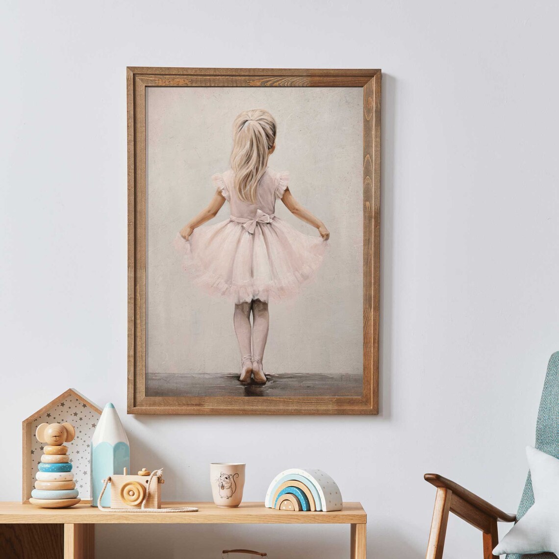 Ballerina Nursery Decor, Ballet Dancer Art Print - Image 2