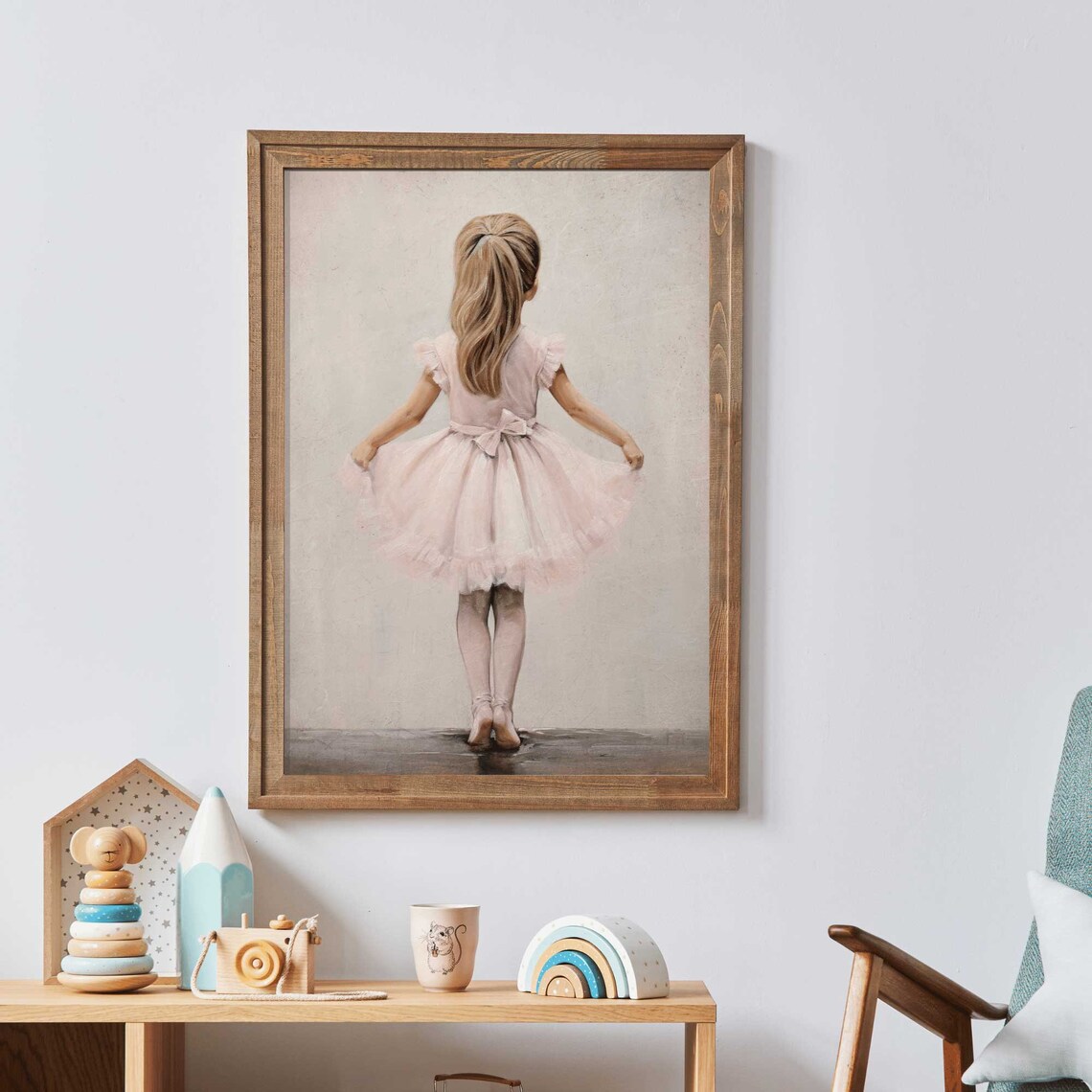 Ballerina Girls Room Decor, Ballet Dancer Art Print - Image 2