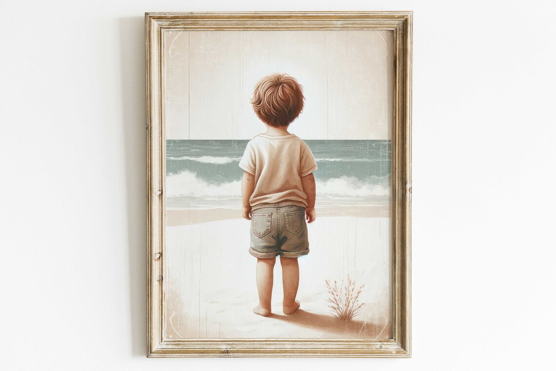 Beach Nursery Decor, Ocean Nursery Art Print - Image 2