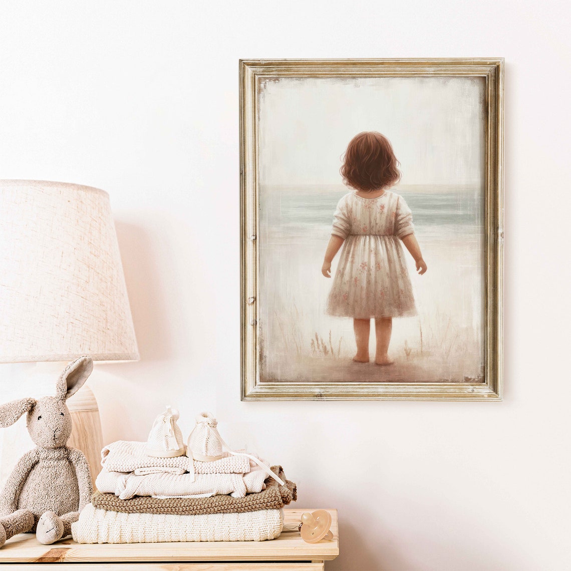 Beach Nursery Decor Little Girl Room Decor Girl Adventure Print Ocean Nursery Wall Decor Girls Bedroom Art Toddler Decor Girl - Image 2