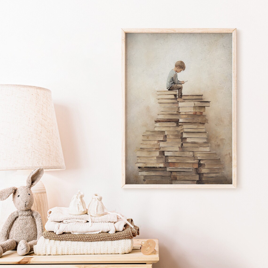 Classroom Reading Decor Boys Study Room Art Print - Image 2