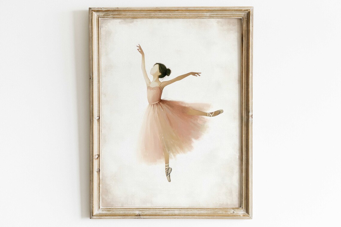 Ballet Nursery Art, Ballerina Nursery Wall Art - Image 3