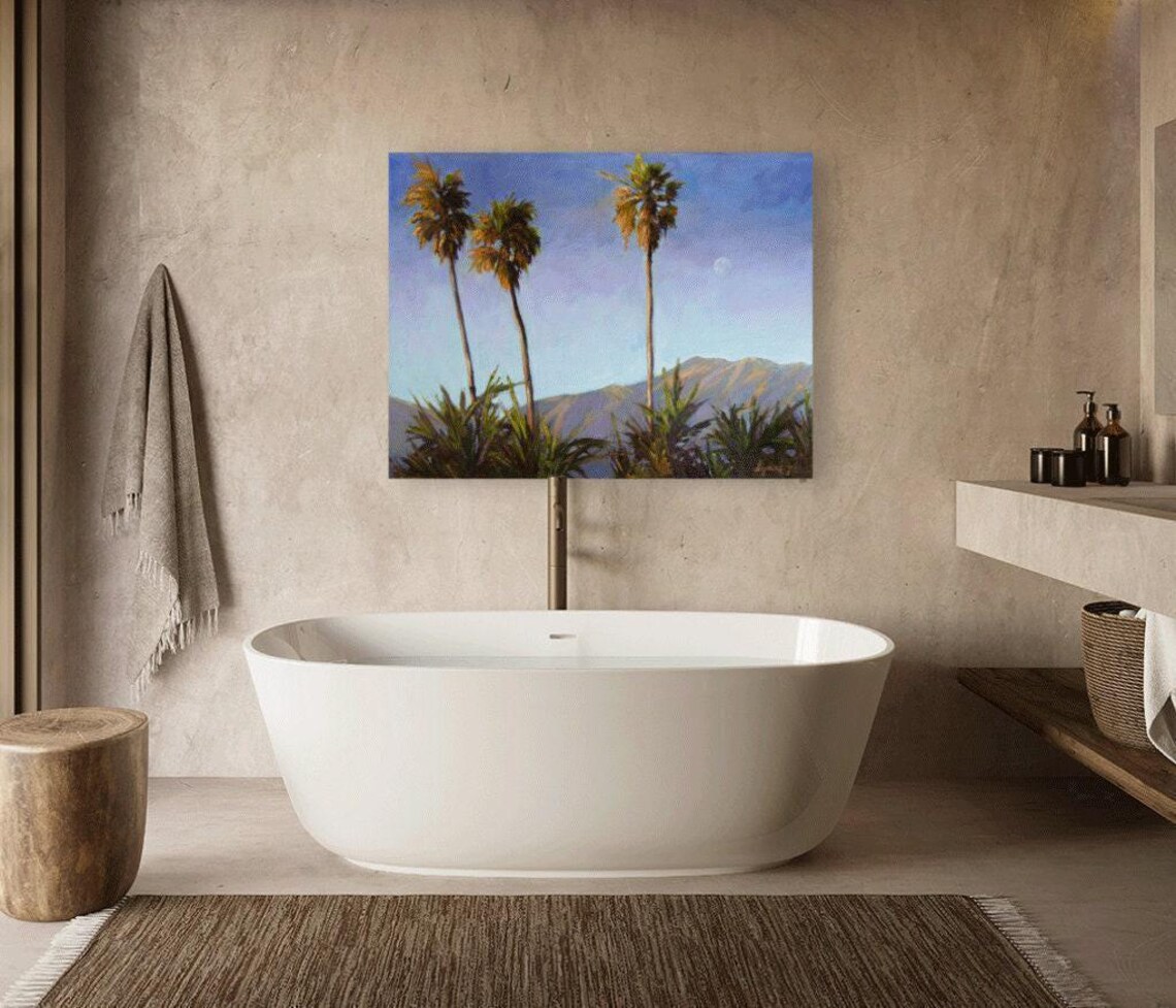 California Palms Art Print, Palm Tree Wall Decor - Image 3