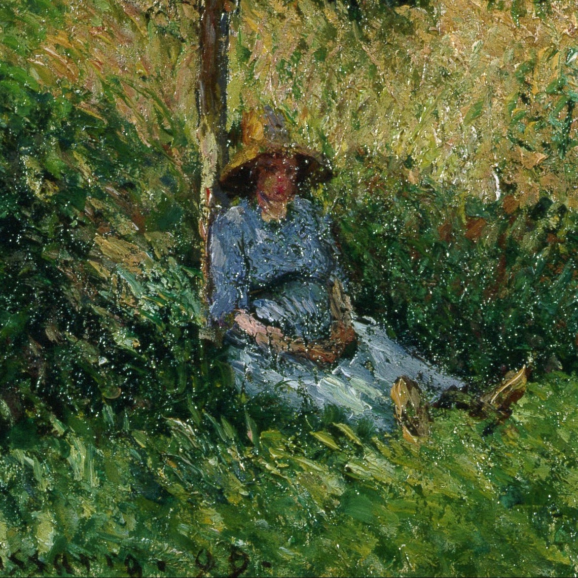 Camille Pissarro Eragny Morning Sunlight Impressionist Field Print - Image 3