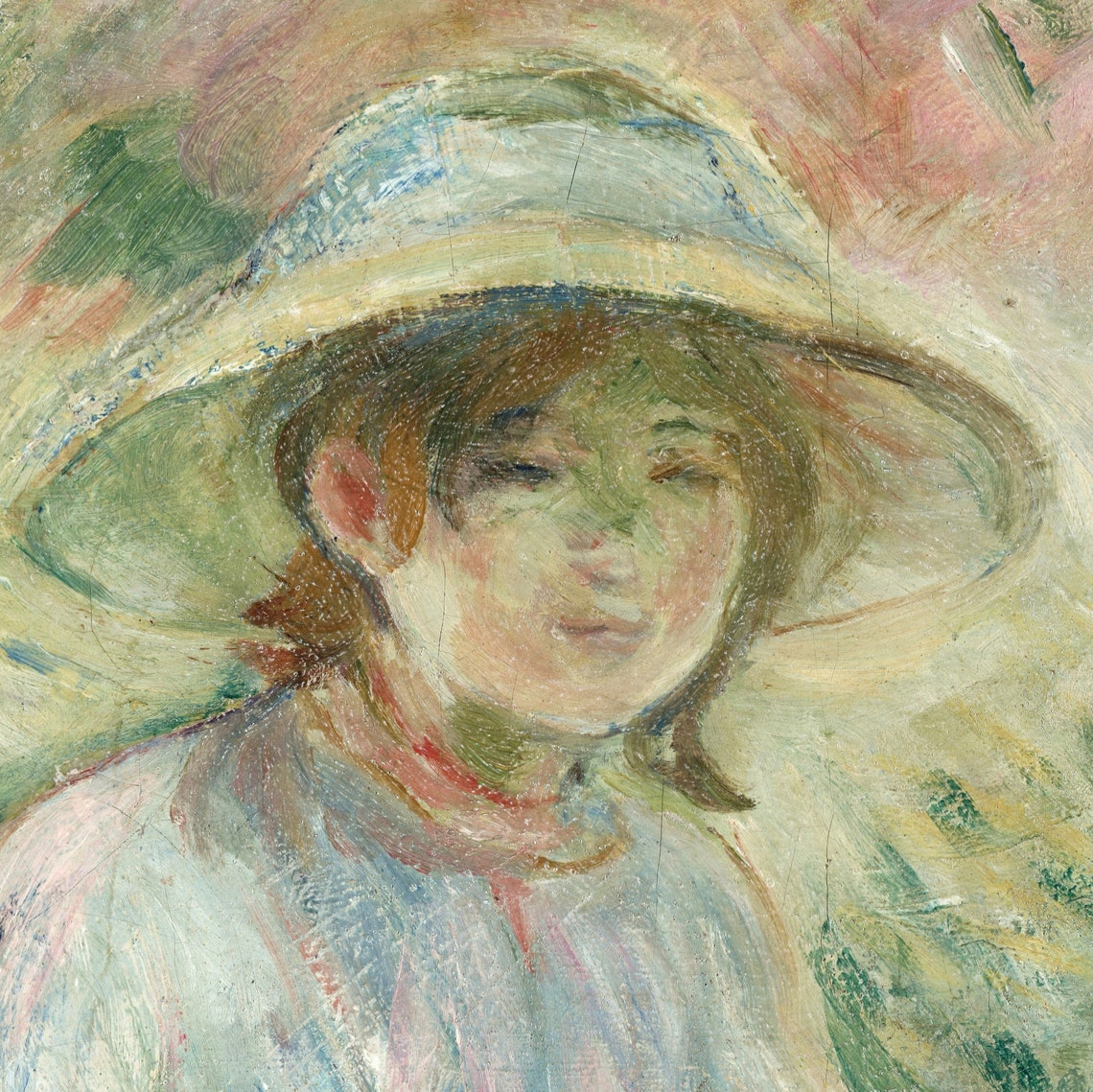 Berthe Morisot Under the Orange Tree Garden Impressionist Poster - Image 2