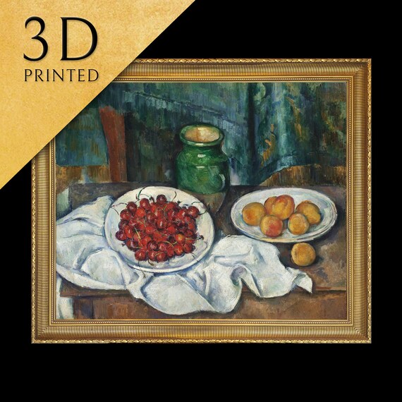 Paul Cezanne Still Life With Cherries And Peaches Fruit Poster