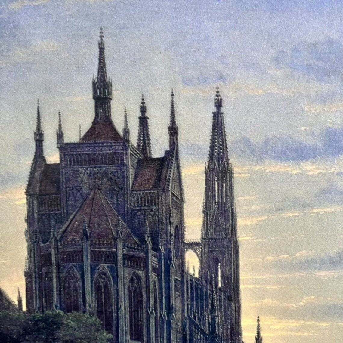 Gothic Church By The Sea, Schinkel-Inspired Art Print - Image 2