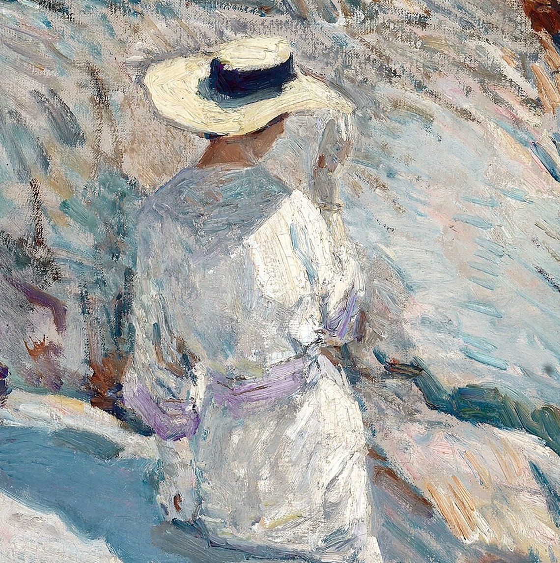 Childe Hassam The South Ledges Appledore Coastal Rocks Scene Poster - Image 3