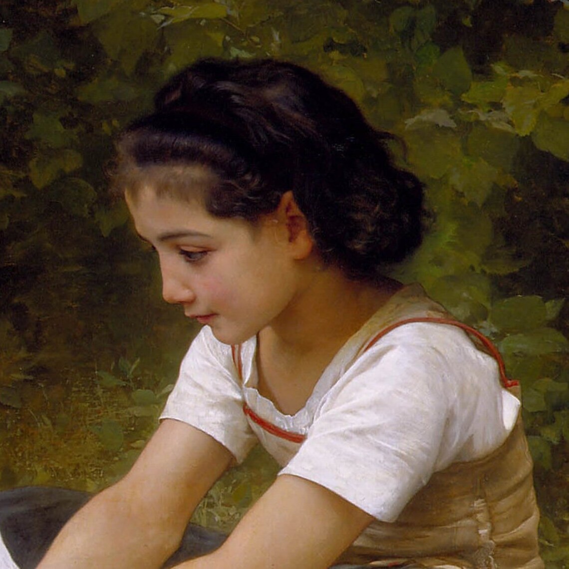 The Nut Gatherers by Bouguereau Art Print - Image 2