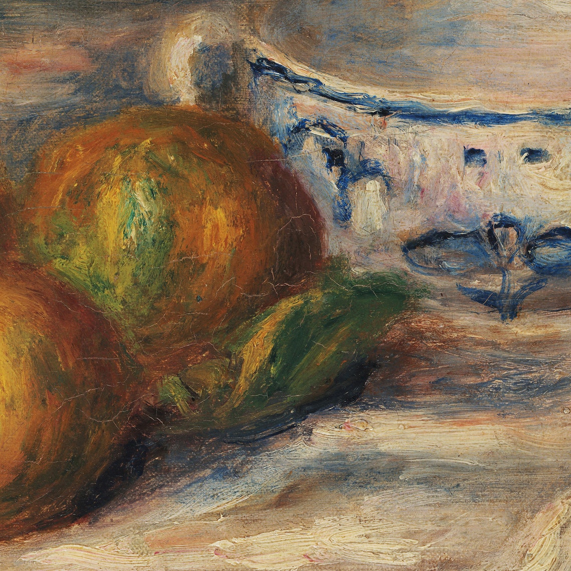 Renoir Still Life With Lemons Fruit Bowl Impressionist Poster - Image 3