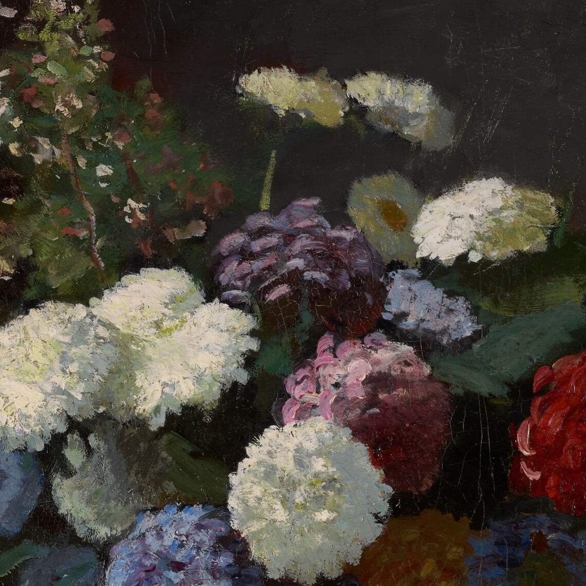 Monet Still Life With Flowers And Fruit, Oil Painting Print - Image 2
