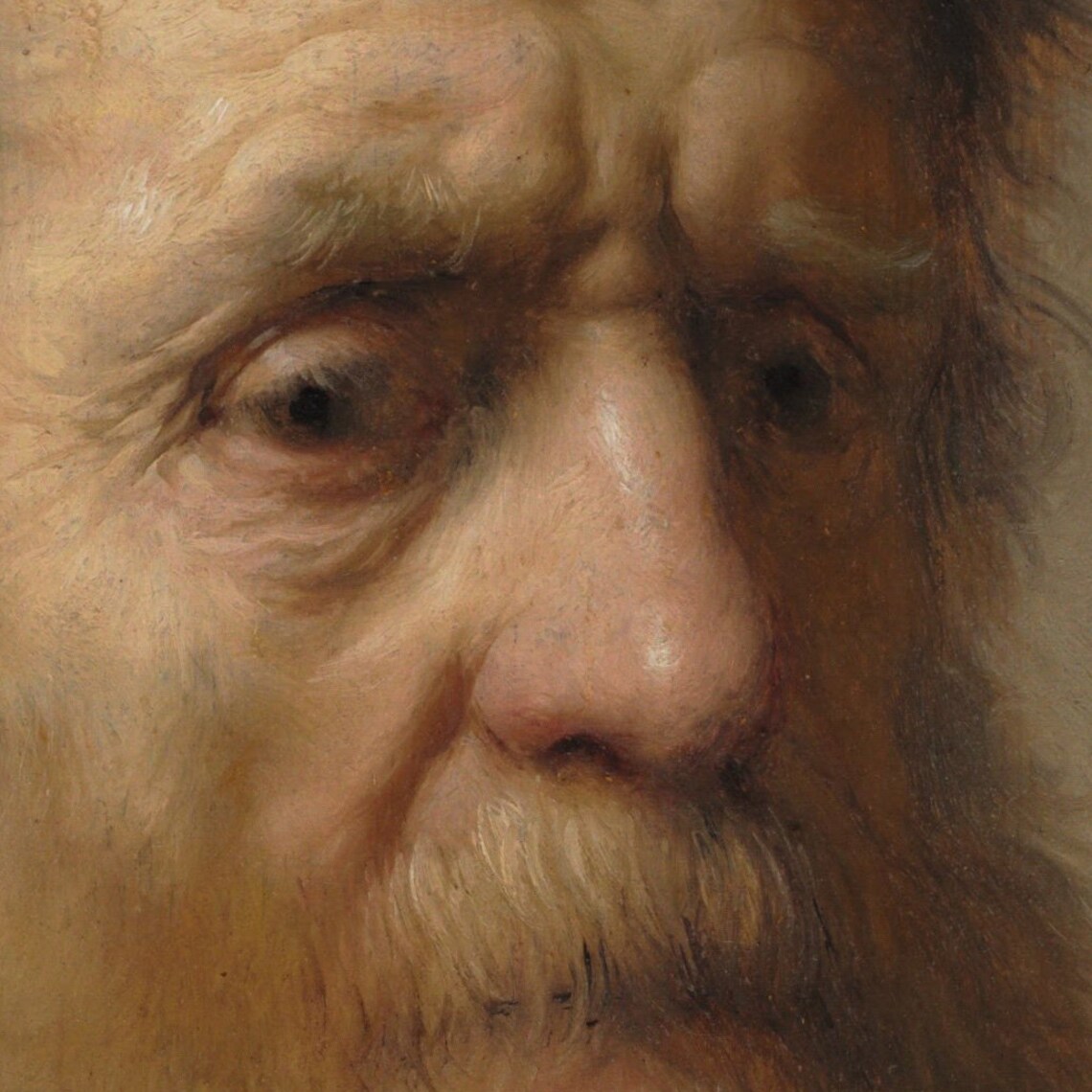 Rembrandt Portrait Of An Old Man Art Print - Image 2