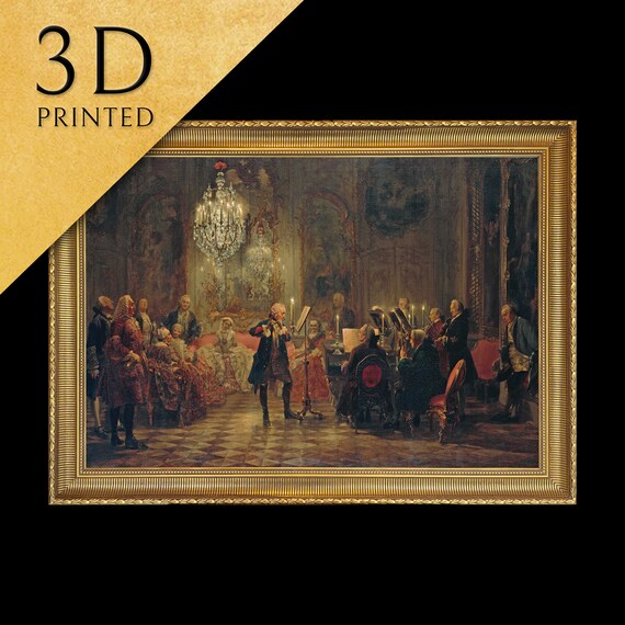 Flute Concert by Adolph Menzel, Music Art Print