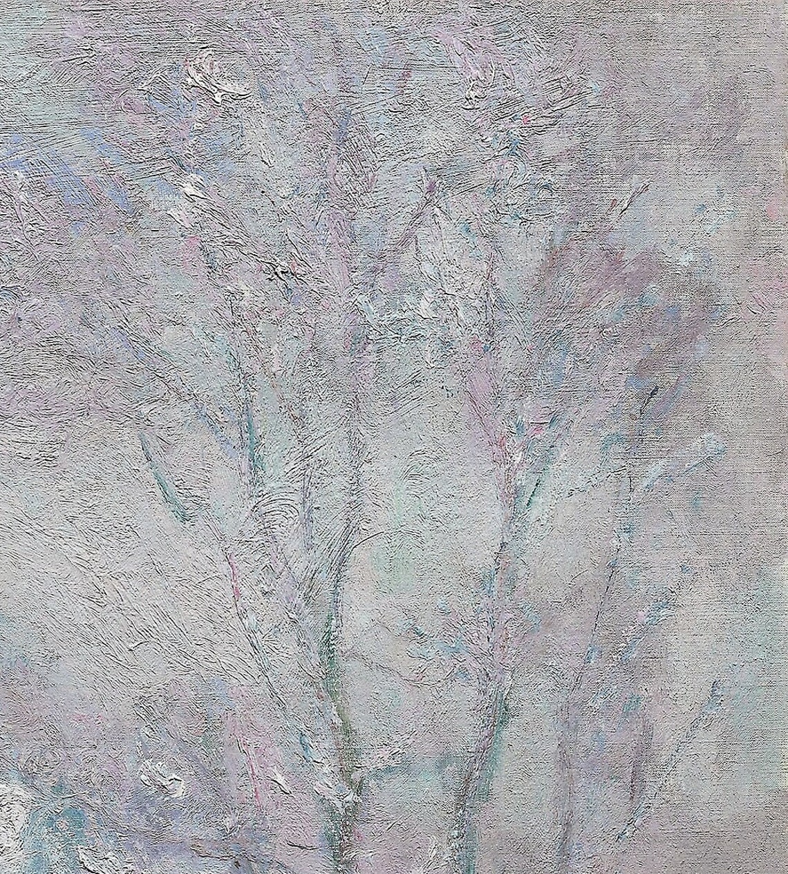 Claude Monet Sandvika Norway Winter Bridge Textured Art Poster - Image 2