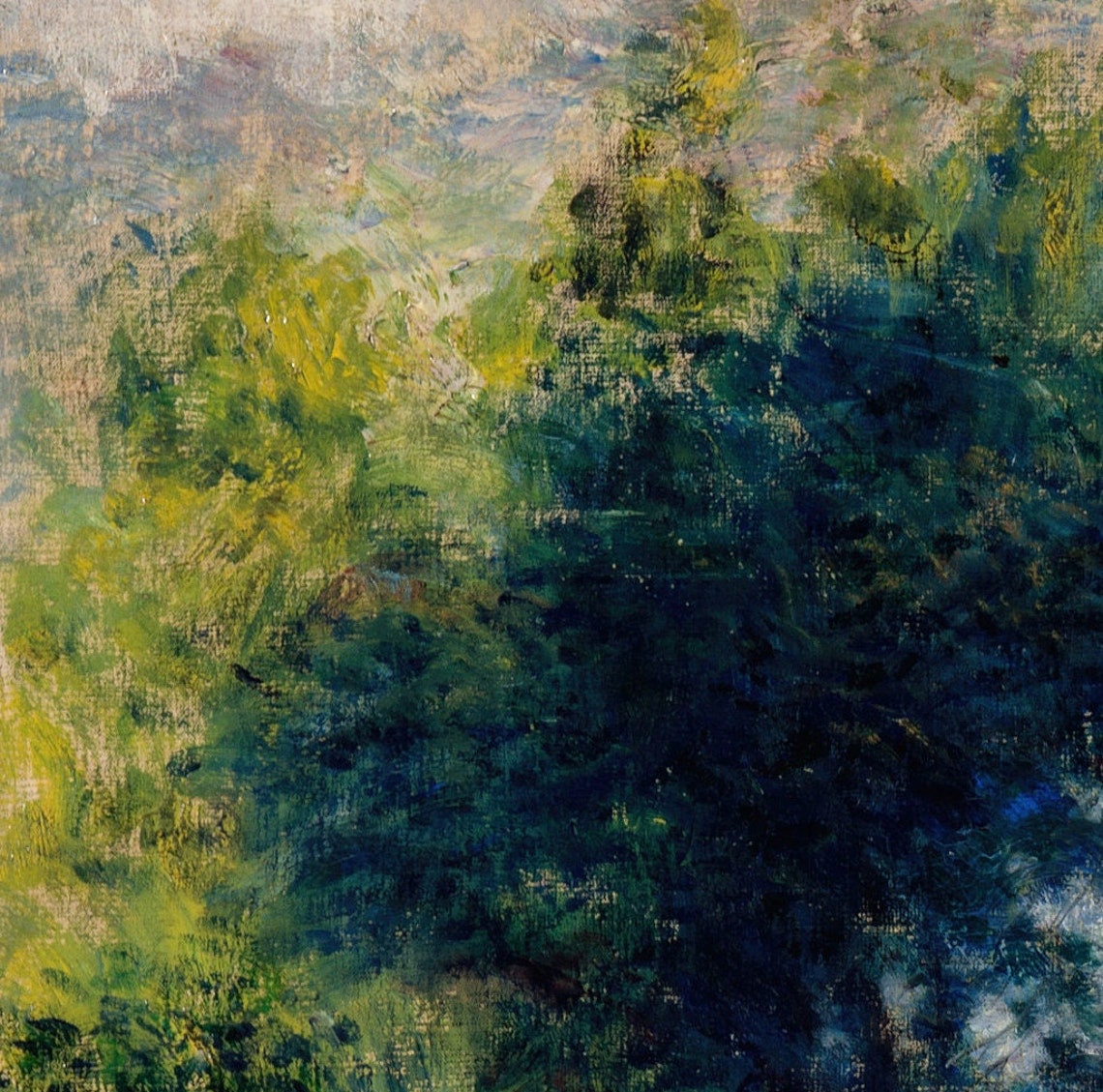 Renoir Sunlit Garden Path Through the Lush Green Foliage Poster - Image 3