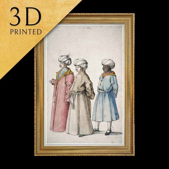 Tree Orientalist By Albrecht Drer 3d Printed With Texture And Brush Strokes Looks Like Original Oil Painting
