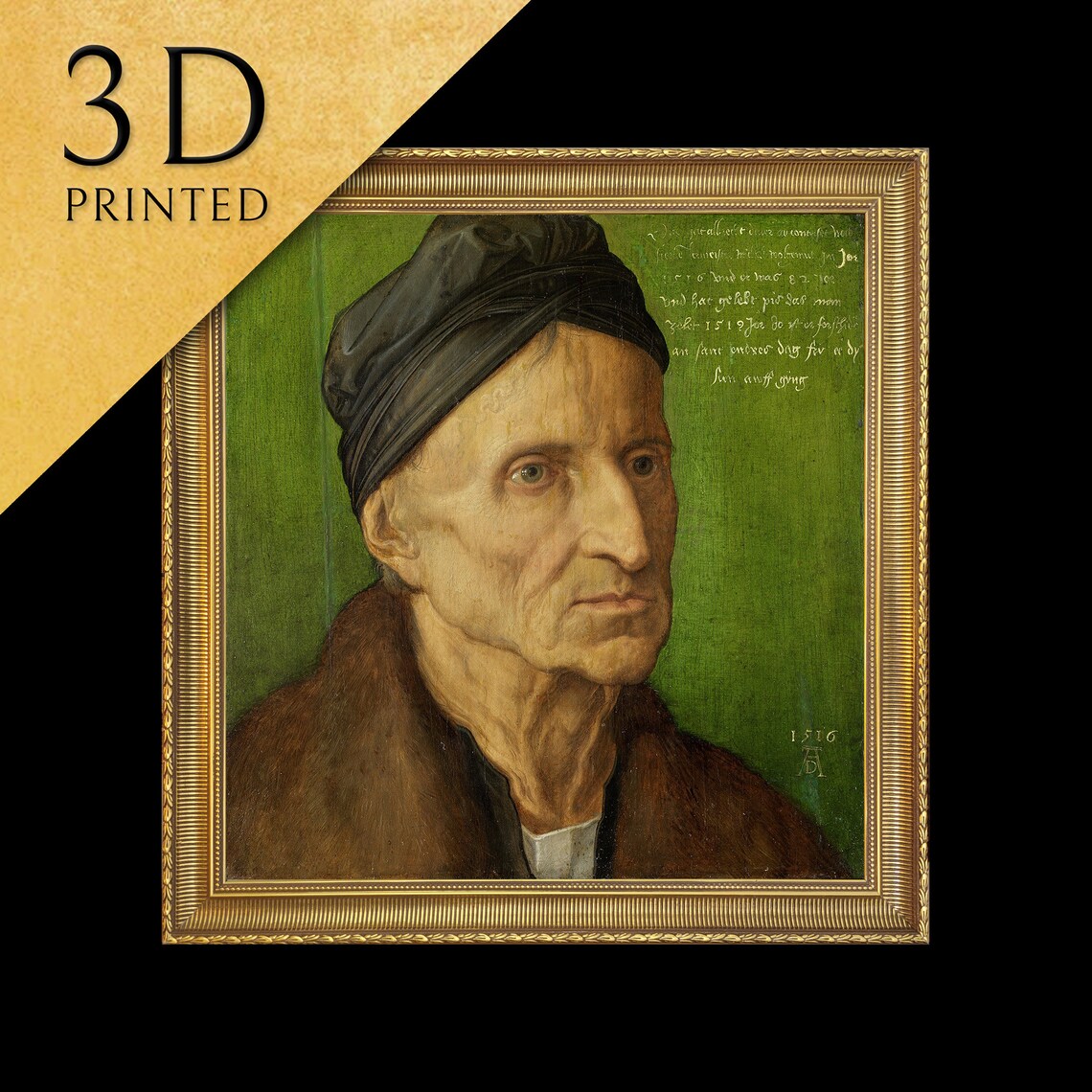 Portrait Of Michael Wolgemut, Albrecht Drer Art Print