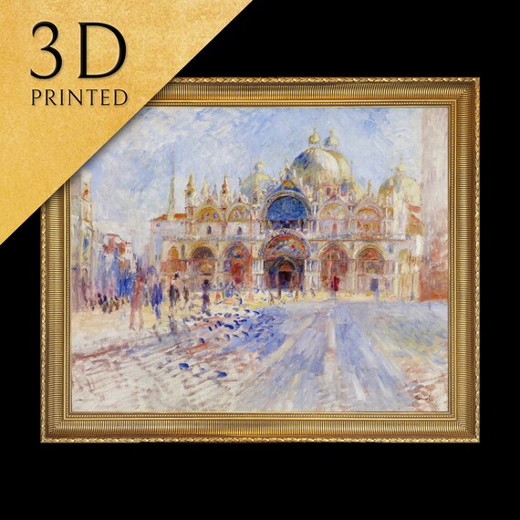 Pierre Auguste Renoir Piazza San Marco Venice Basilica Poster