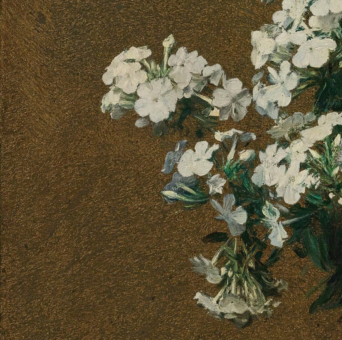 Henri Fantin Latour White Phlox Blossoms Vase Floral Art Poster - Image 3