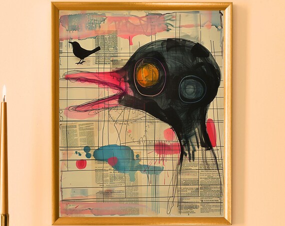 Grid Addiction No20 Unique Canvas Art Print