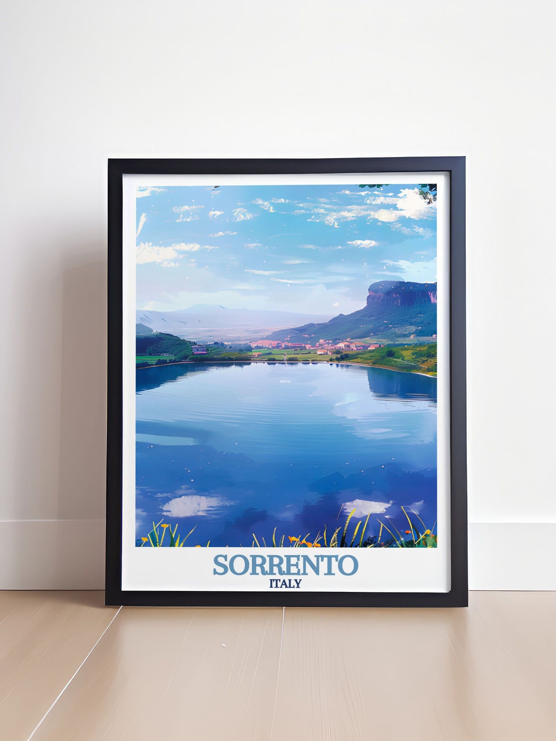 Sorrento Travel Poster Lake Averno Travel Poster Sorrento Poster And Lake Averno Print Sorrento Travel Print And Lake Averno Poster - Image 4