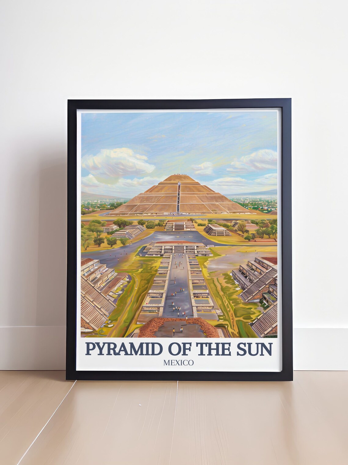 Pyramid of the Sun Teotihuacan Mexico Avenue of the Dead Poster - Image 4