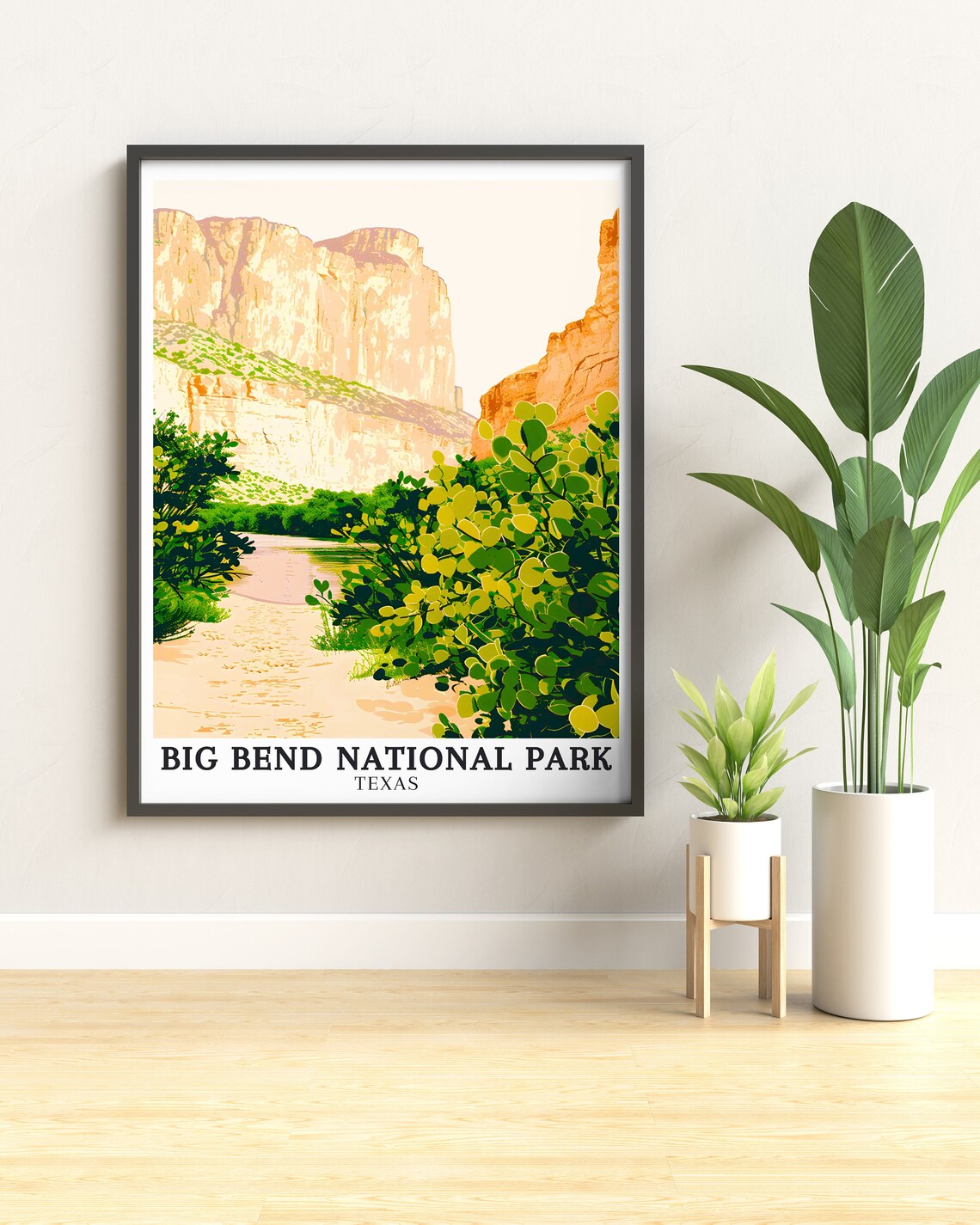 Big Bend National Park Rio Grande Canyon Texas Travel Poster - Image 2
