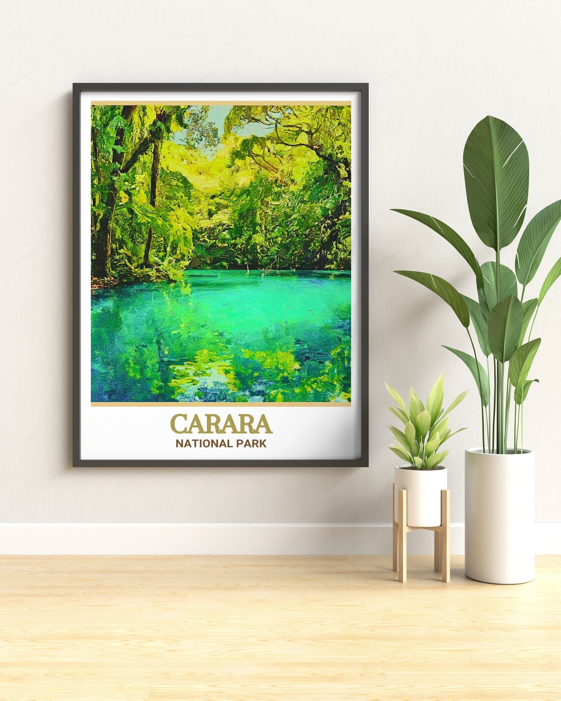 Carara National Park Turquoise Jungle Lagoon Rainforest Travel Poster - Image 2