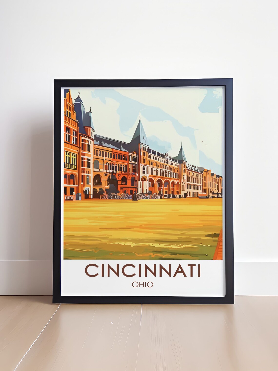 Cincinnati Music Hall Historic Grand Concert Venue Travel Poster - Image 4