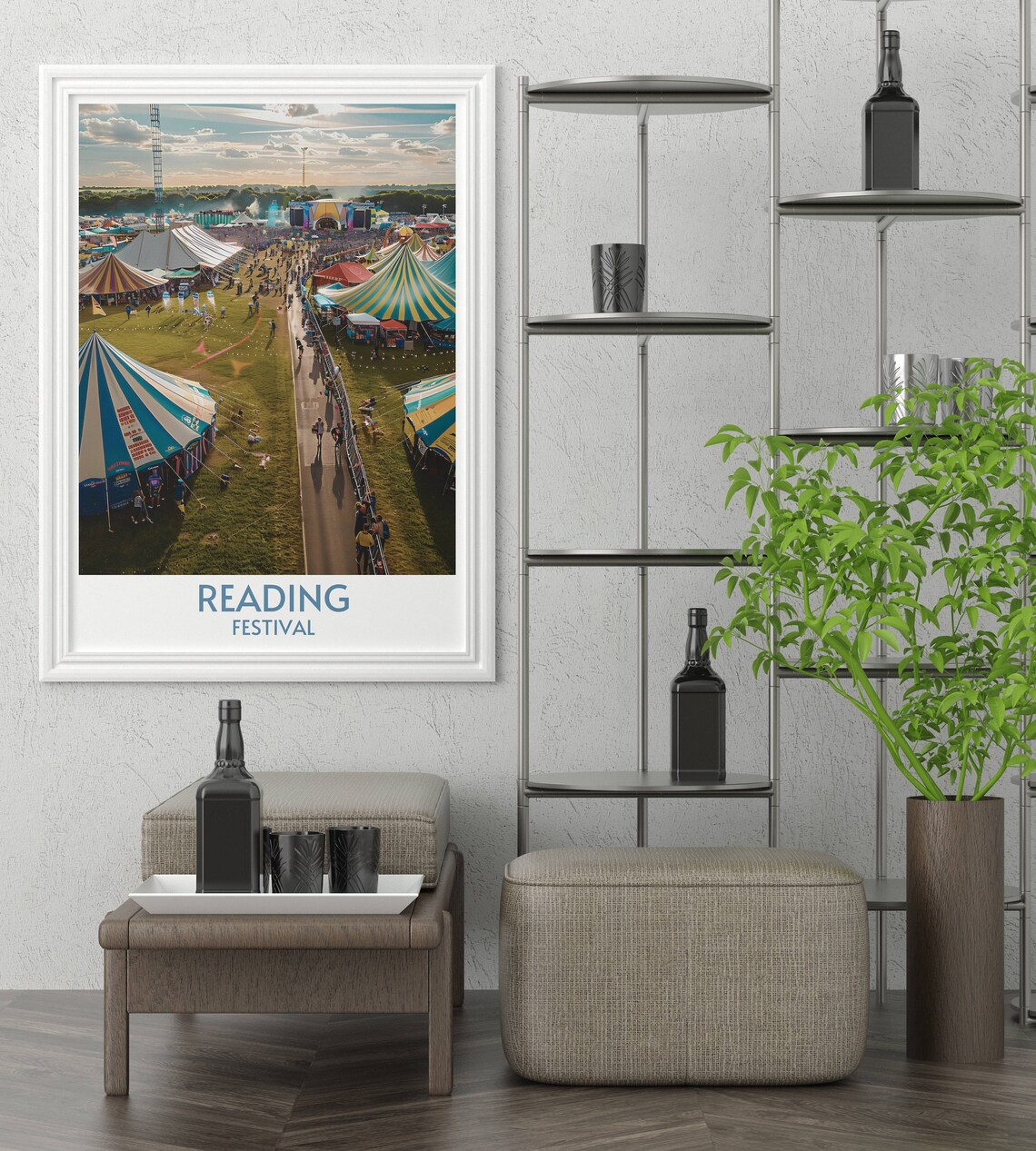Reading And Leeds Festival Ground Posters Festival Ground Art For Music Lovers Festival Ground Art Print - Image 2