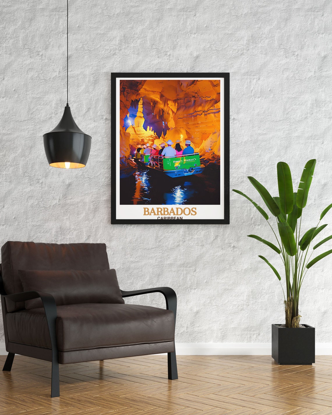 Barbados Harrisons Cave Tram Boat Tour Through Lit Caverns Poster - Image 2