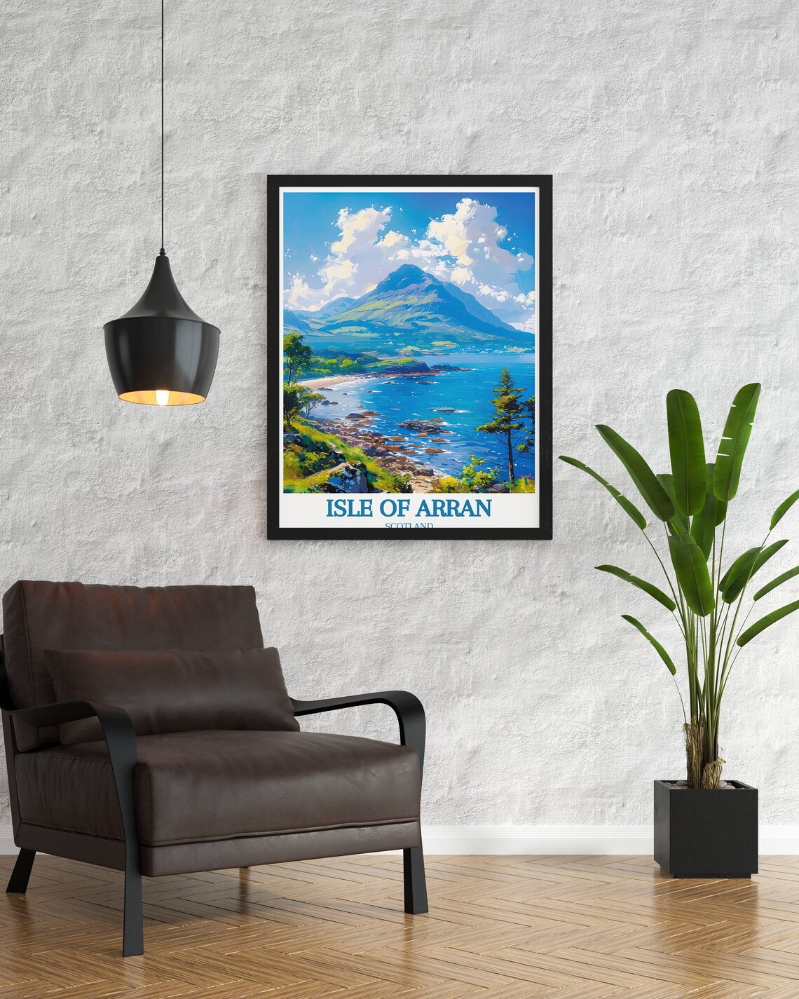Isle Of Arran Travel Poster, Scotland Art Print - Image 4