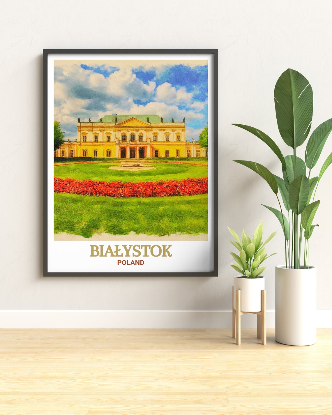 Branicki Palace And Baroque Gardens In Bialystok Poland Poster - Image 3