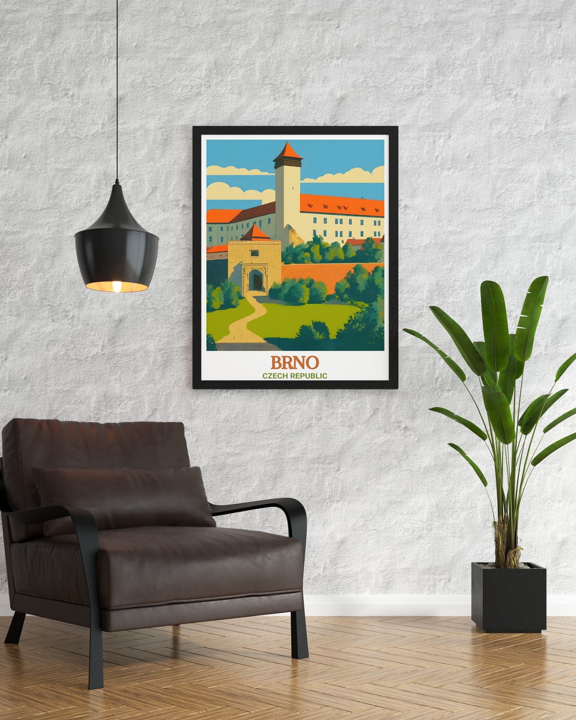 Spilberk Castle Brno Czech Republic Historic Fortress Poster - Image 3