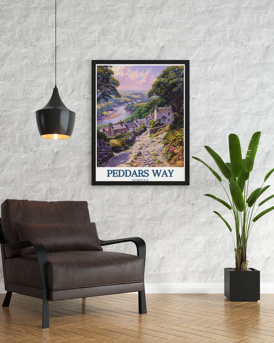 Peddars Way Santon Downham River Valley Norfolk Trail Poster - Image 3