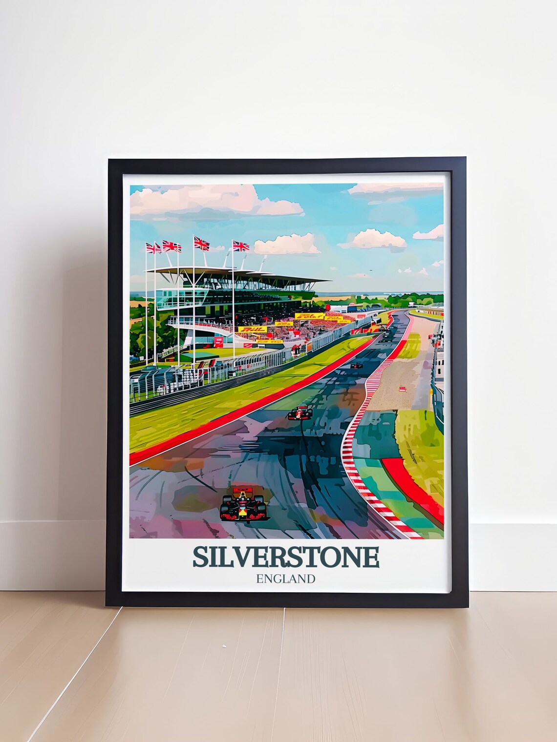 Historic Silverstone Circuit British Grand Prix Race Day Poster - Image 4