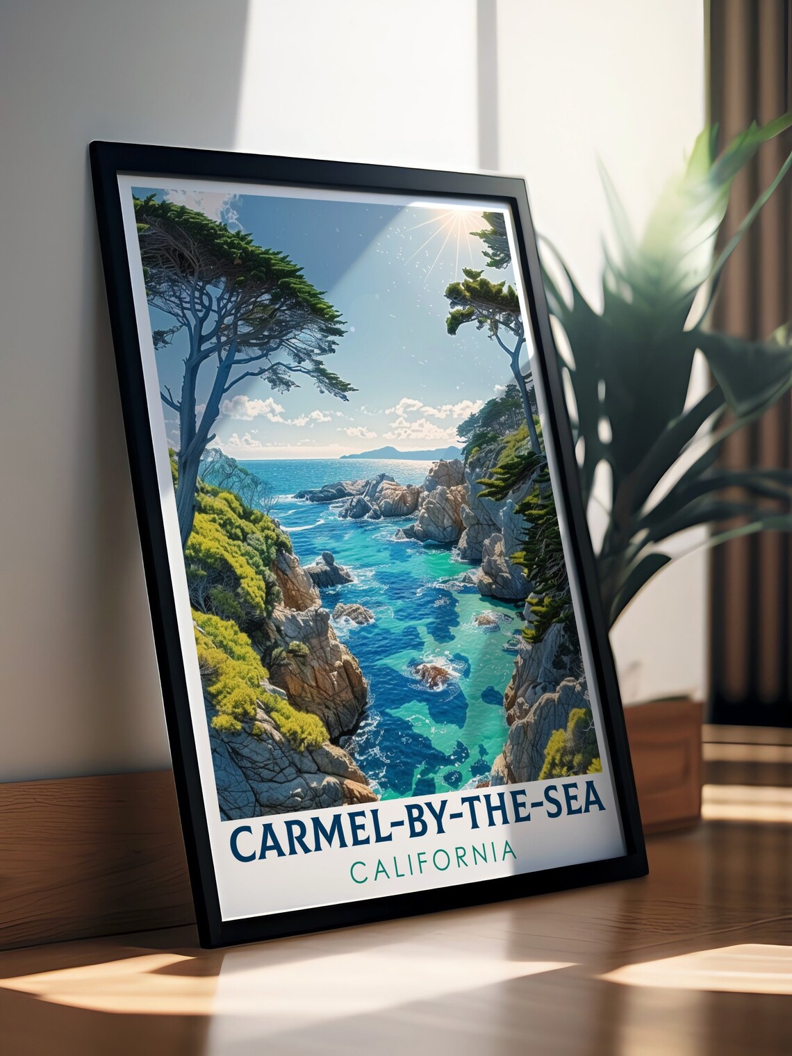 Point Lobos Cypress Cove Carmel by the Sea California Poster - Image 2