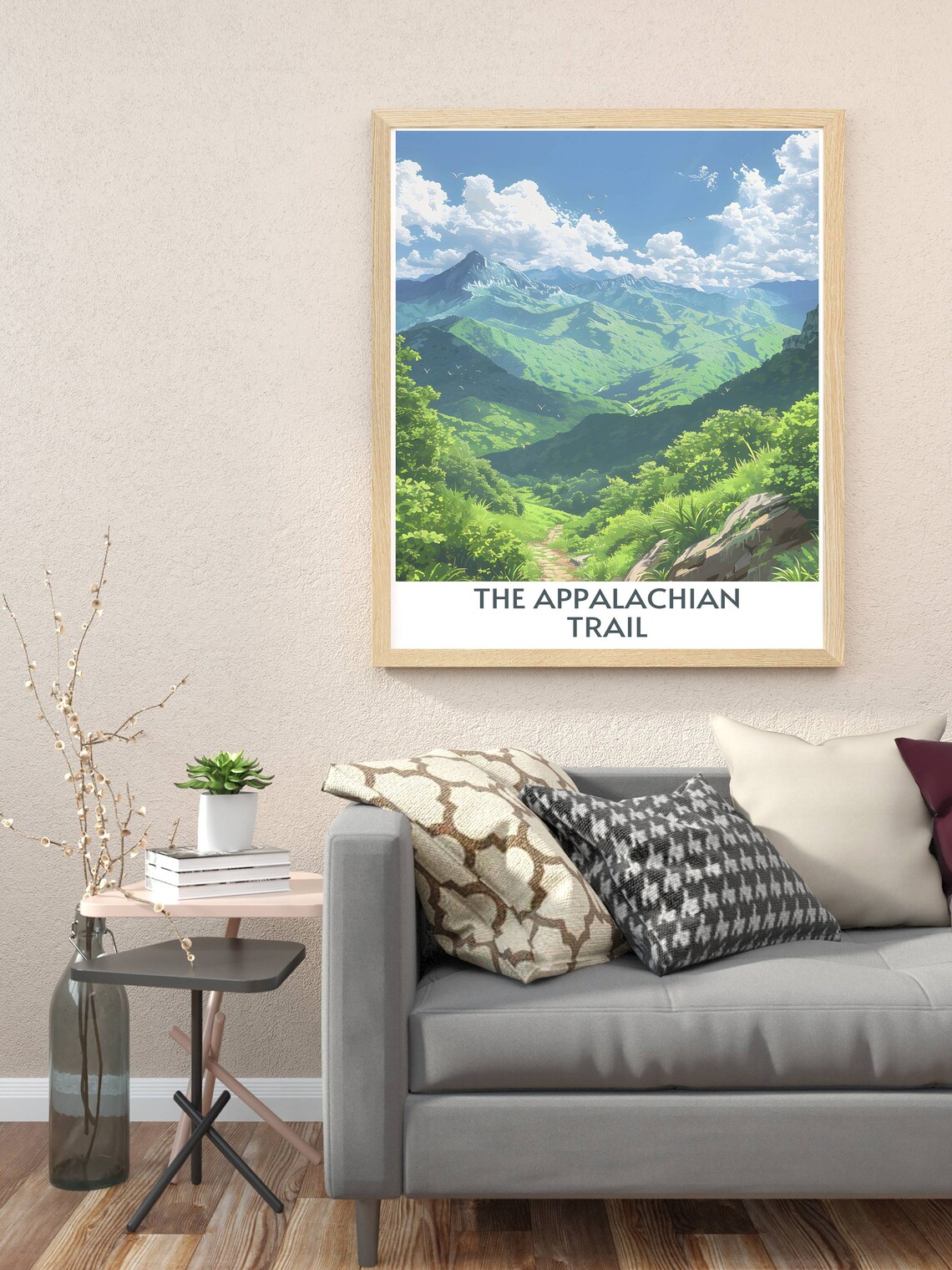 The Appalachian Trail Green Mountain Panorama And Winding Path Poster - Image 3