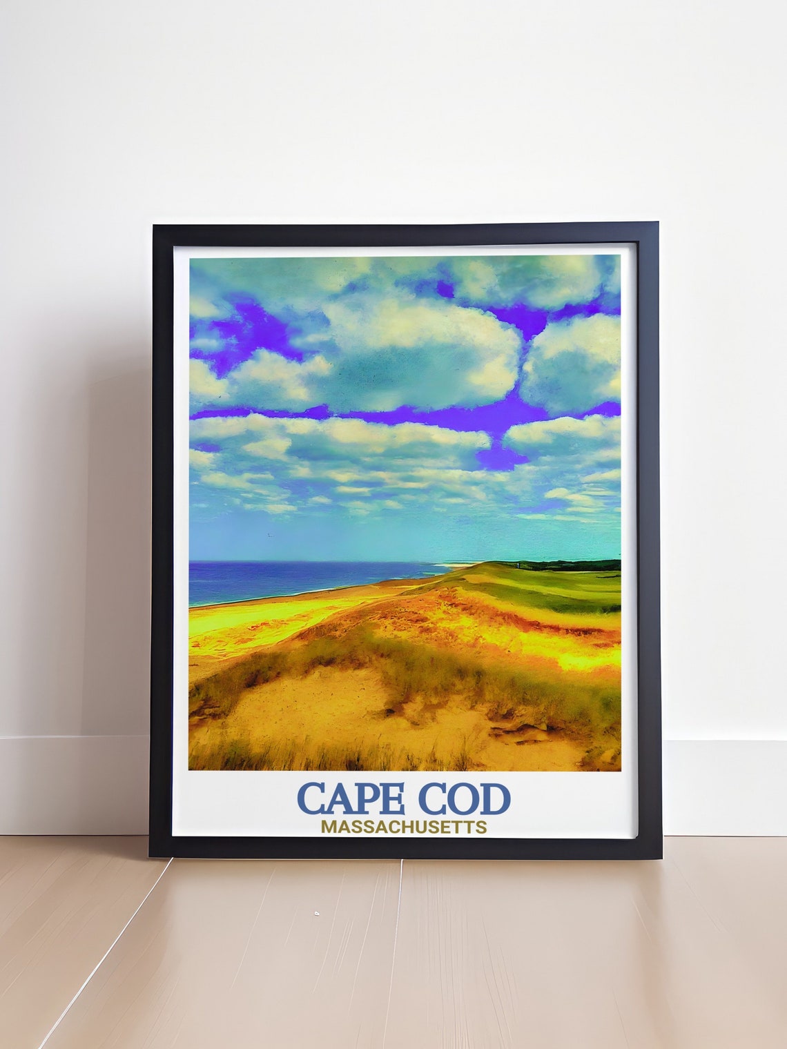 Cape Cod Massachusetts National Seashore Dunes Coastline Poster - Image 4