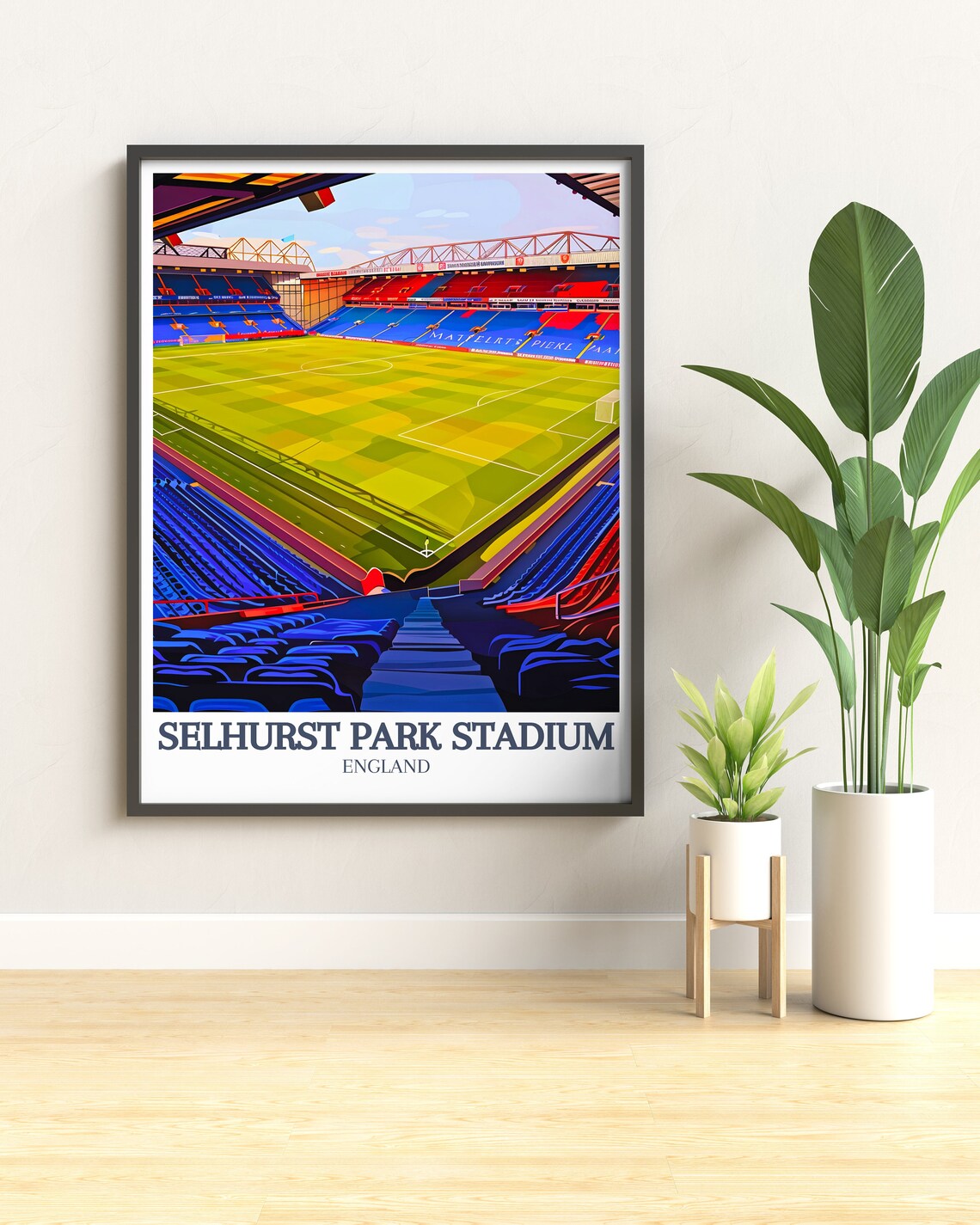 Selhurst Park Stadium Crystal Palace Pitch Panorama Sports Poster - Image 3