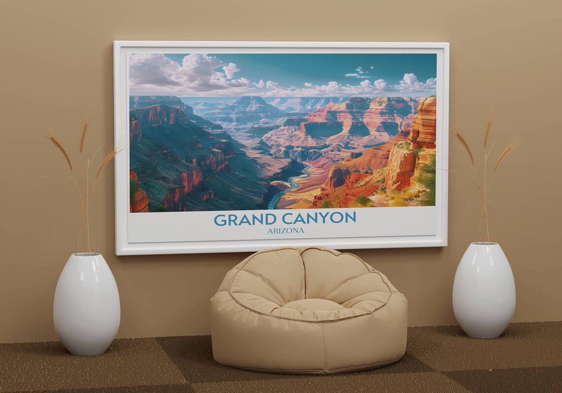 Grand Canyon Arizona National Park Vista Canyon Walls Poster - Image 2