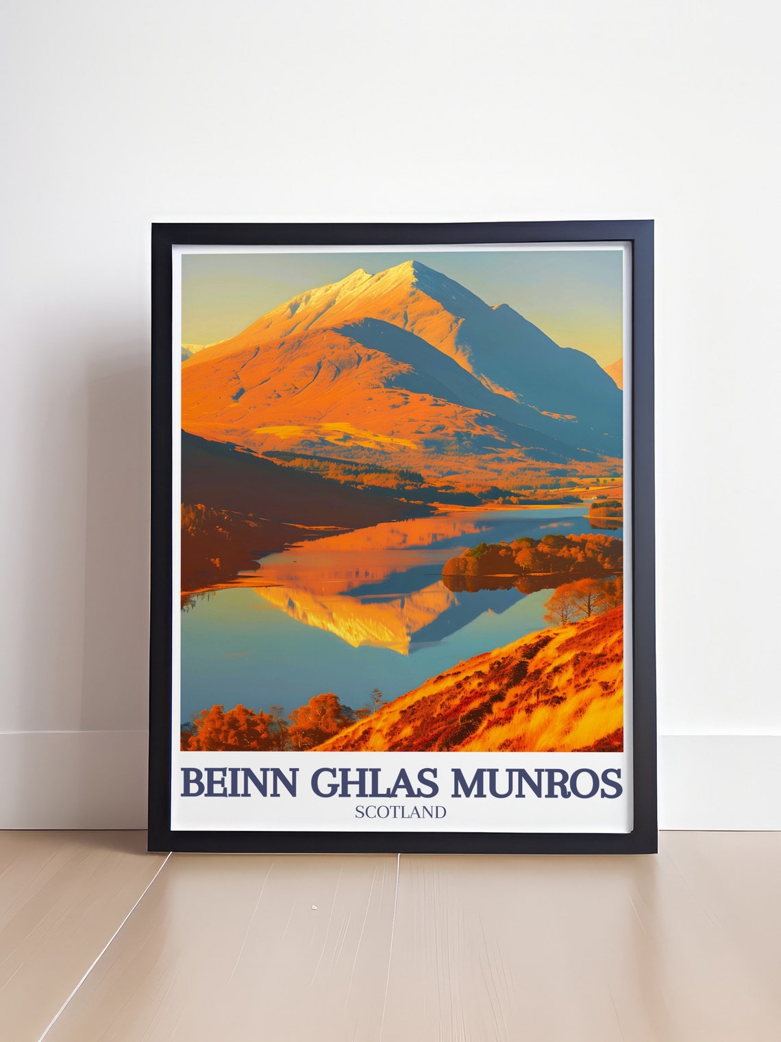Beinn Ghlas Travel Poster Beinn Ghlas And Ben Lawers Loch Tay Vintage Travel Prints Ben Lawers Loch Tay Travel Posters - Image 4