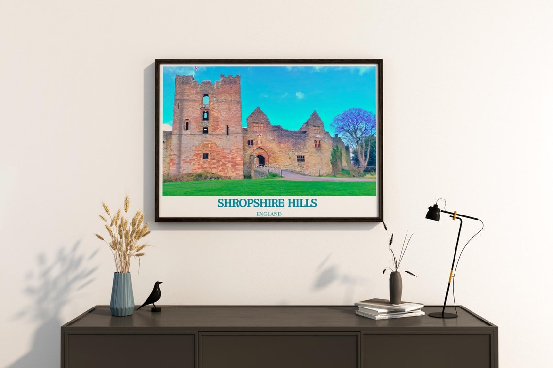 Ludlow Castle Shropshire England Historic Stone Ruins Poster - Image 4