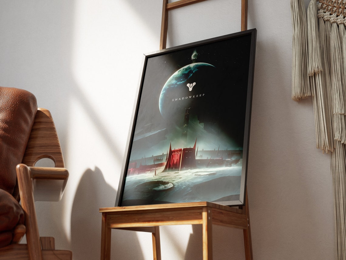 Destiny 2 Shadowkeep Moon Fortress Sci Fi Gaming Epic Poster - Image 3