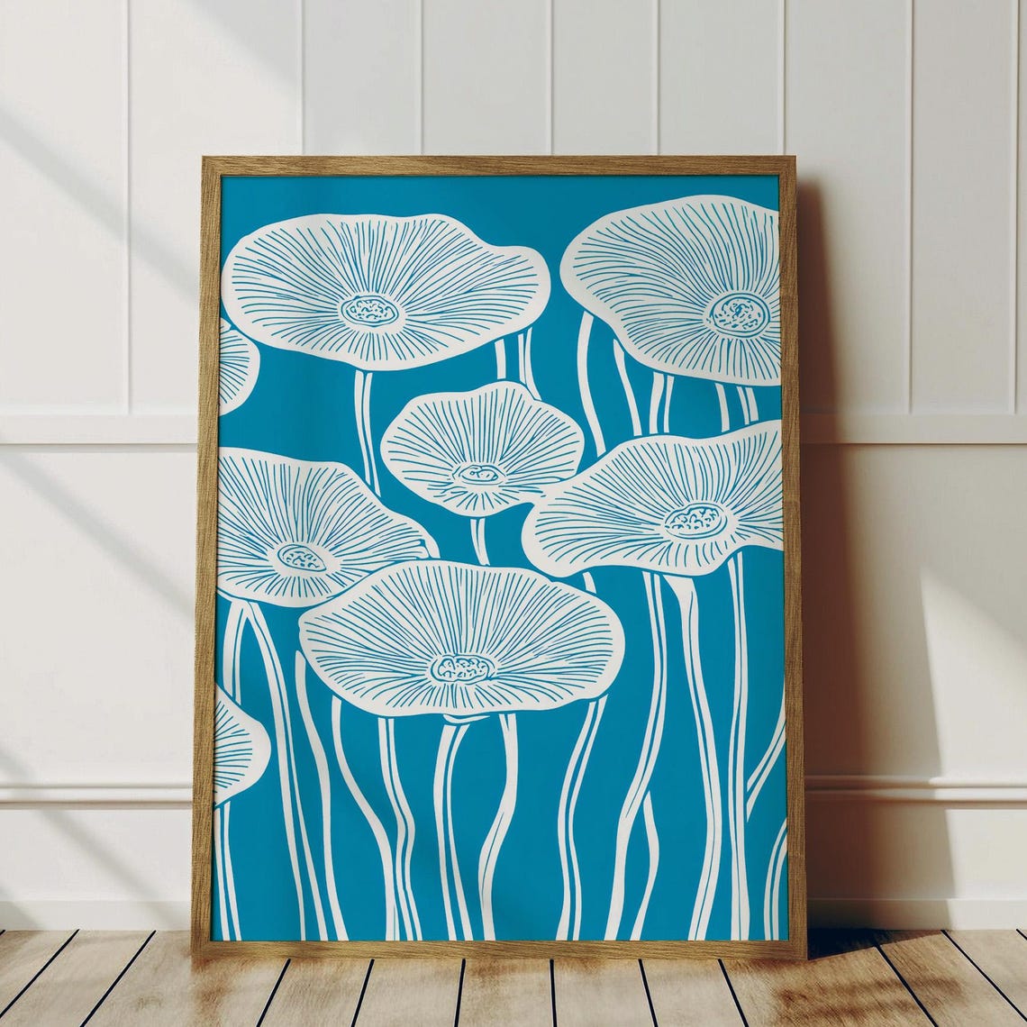 Abstract Flowers Botanical Print, Nursery Decor - Image 4