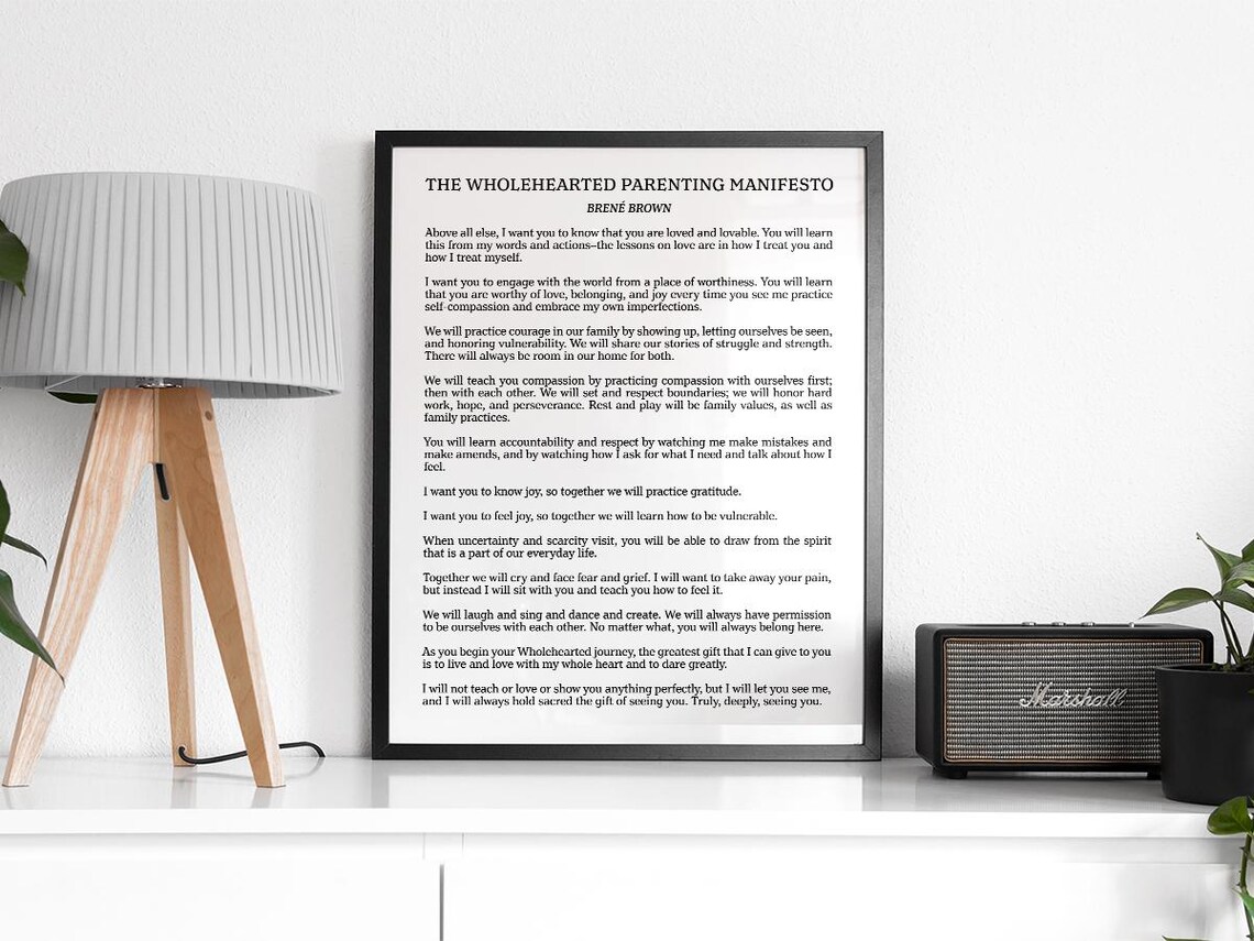 The Wholehearted Parenting Manifesto, Parents Day Gift - Image 2