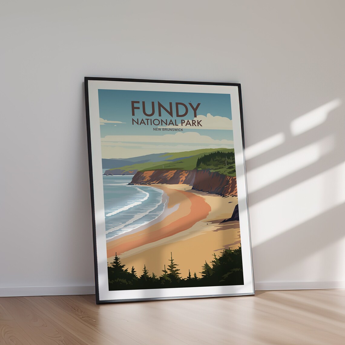 Fundy National Park Travel Poster, Canada Wall Art - Image 2