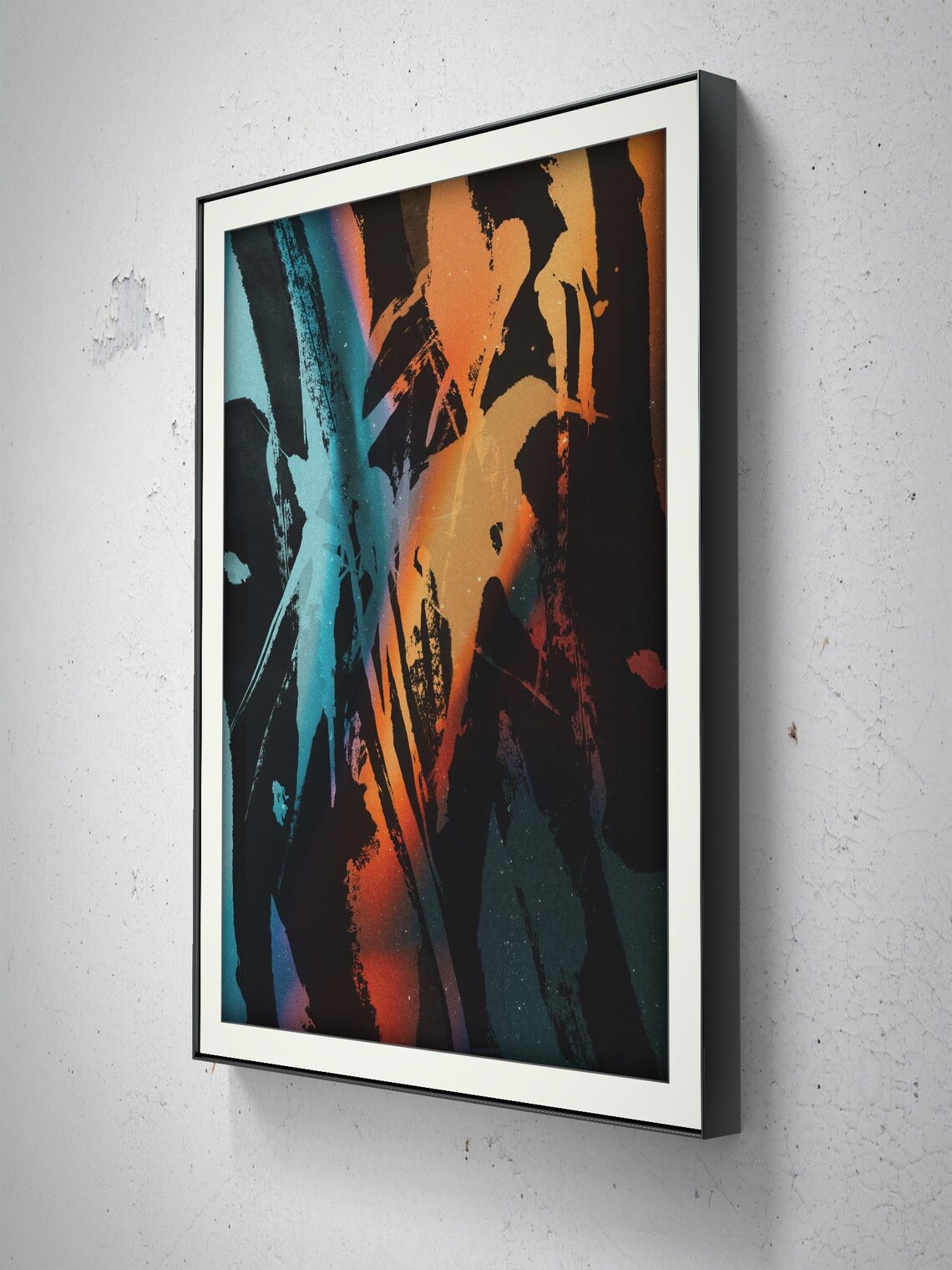 Abstract Nature Mixed Media Painting, Wall Art - Image 2