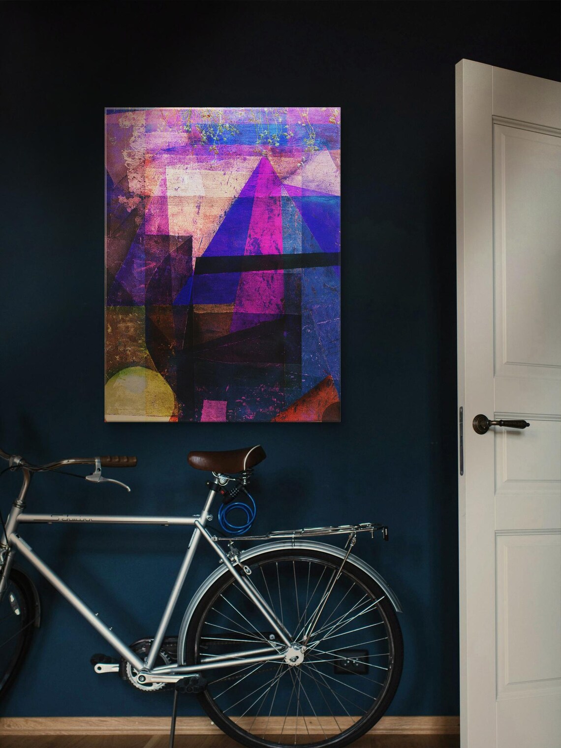 Abstract Pop Art Geometric Composition, Poster Print - Image 2