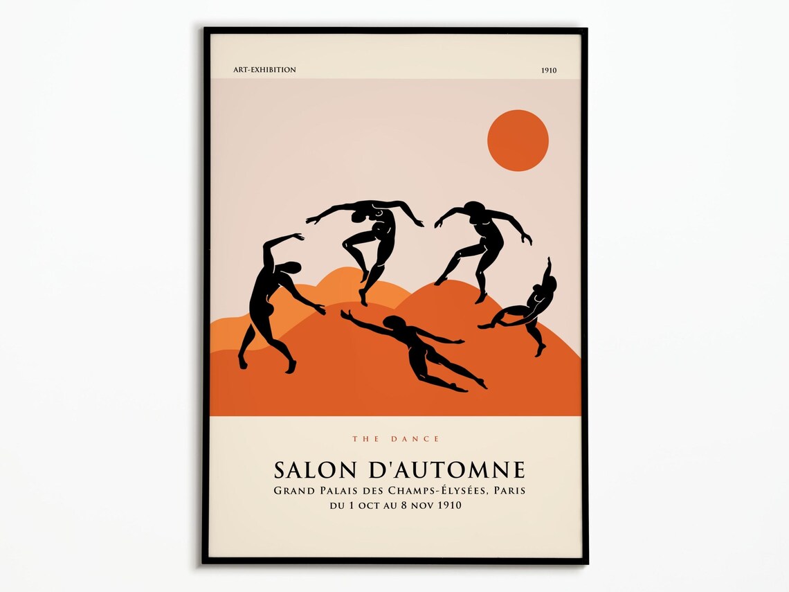 Matisse Abstract Art Poster, Matisse-Inspired Art Print